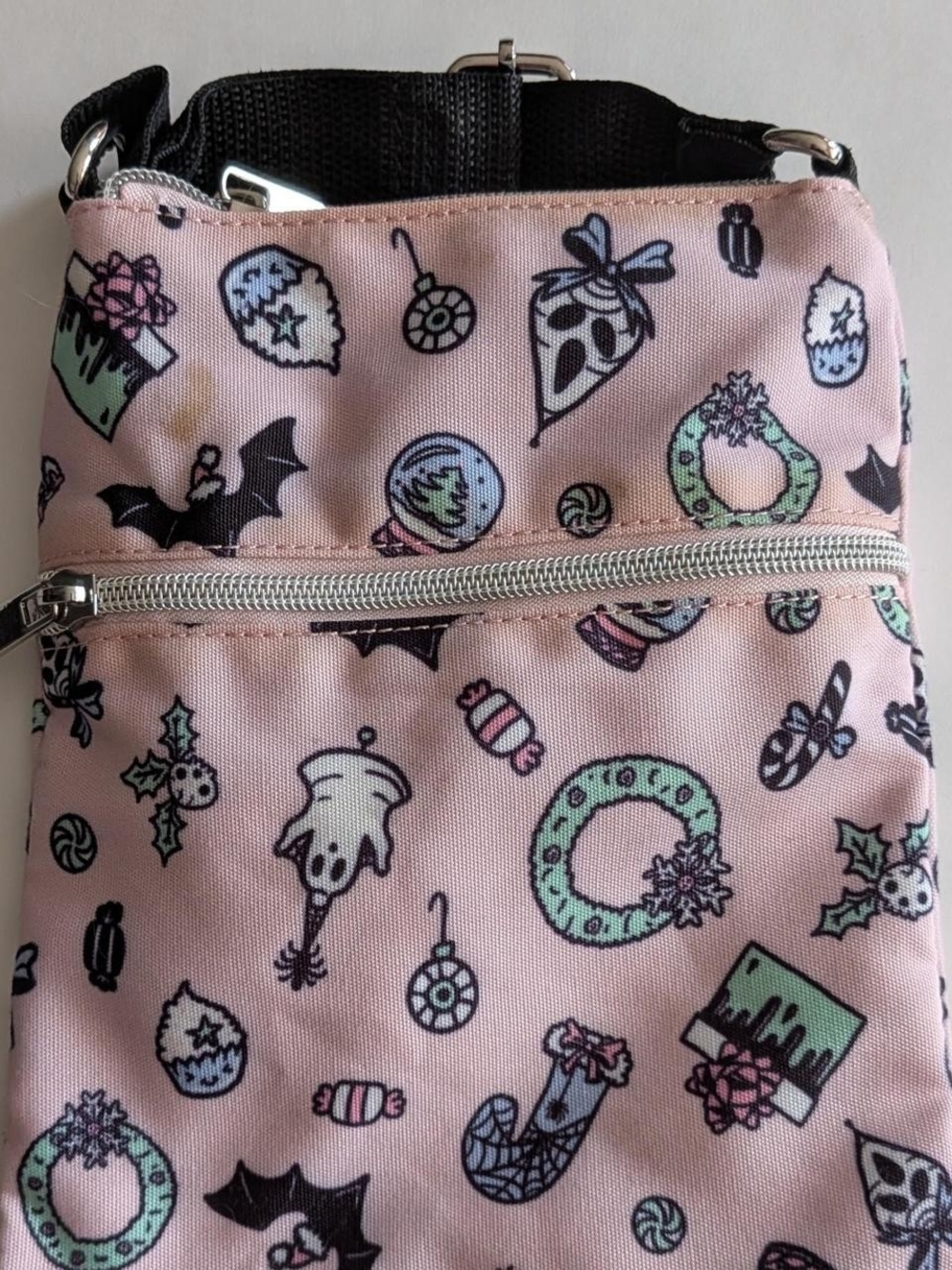 Hot Topic Pink Mint Halloween Candy Crossbody Bag